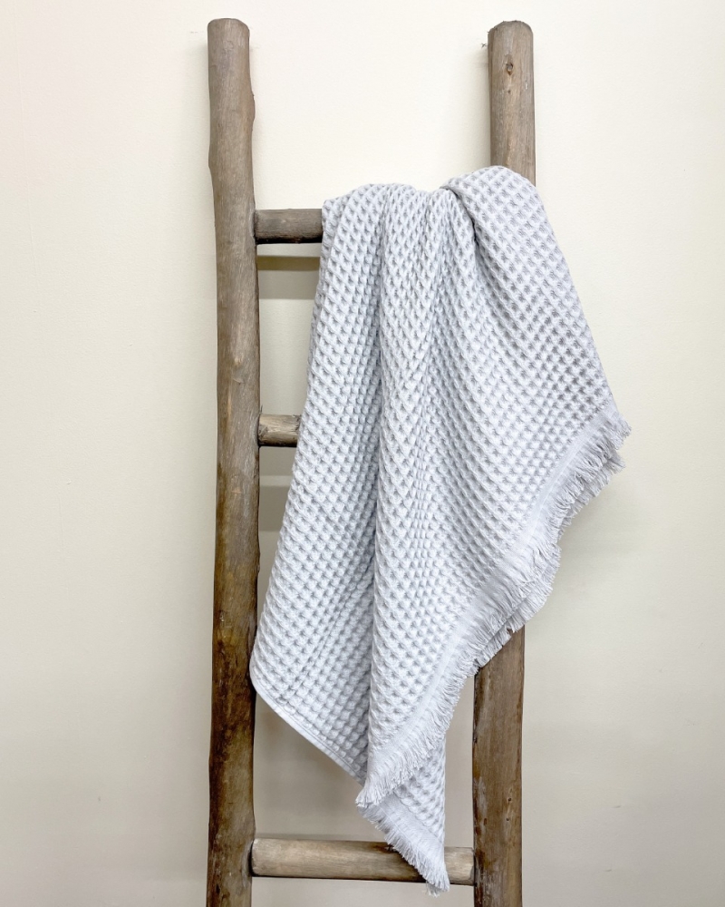 Lycia Turkish Cotton Waffle Bath Towel